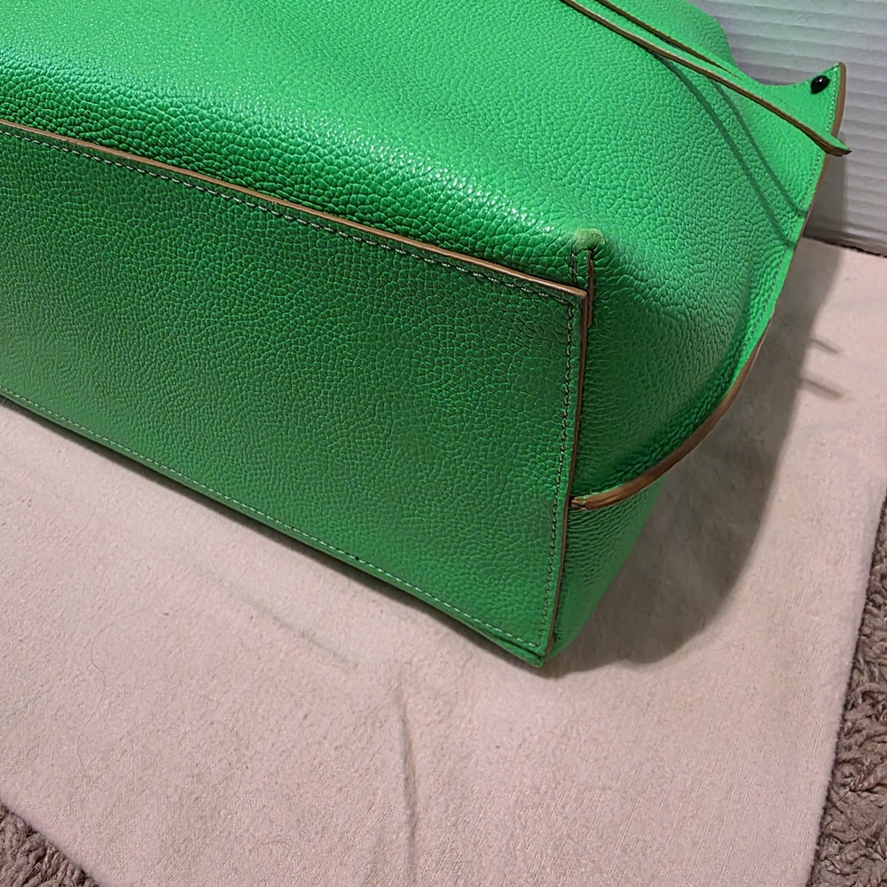 Rebecca Minkoff Bright Green Leather Tote - Picture 4 of 14